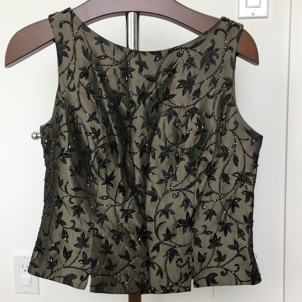 Elegant beaded top